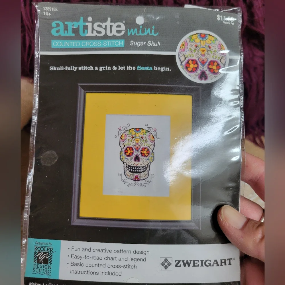 Lot of 6 sugar skull related items